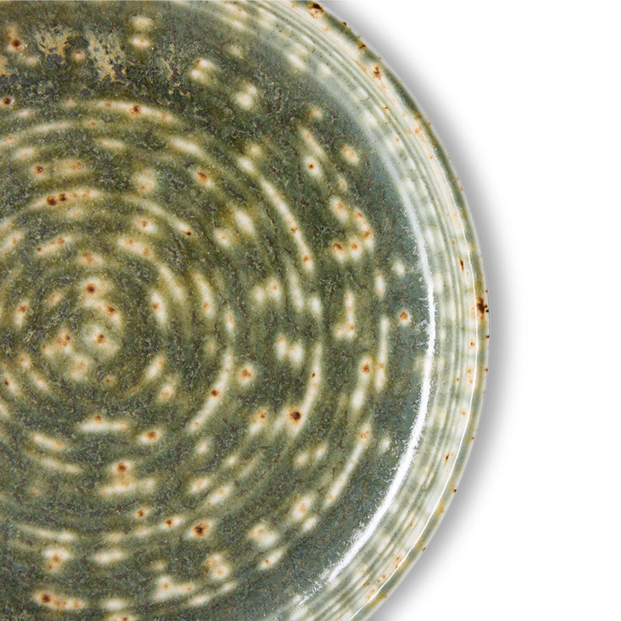 Chef Ceramics: Side Plate Rustic Green