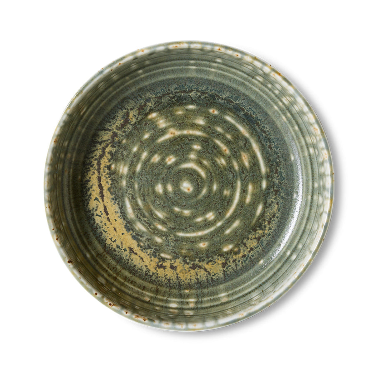 Chef Ceramics: Deep Plate M Rustic Green