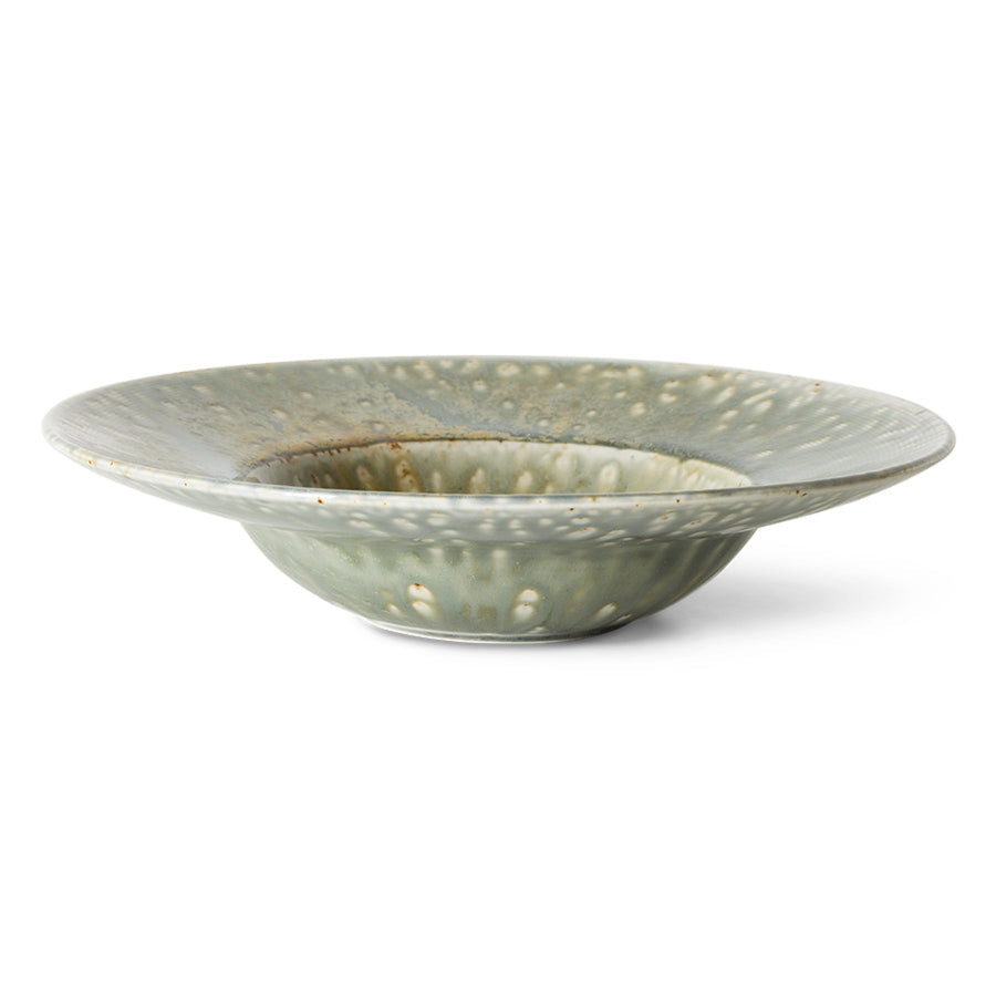 Chef Ceramics: Pasta Plate, Rustic Green