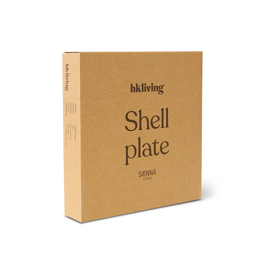 HKLIVING Shell Plate Sienna KCT0004
