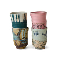 Thumbnail for HKLIVING Artist Ceramics: Coffee Mugs Set of 4 KCT0021