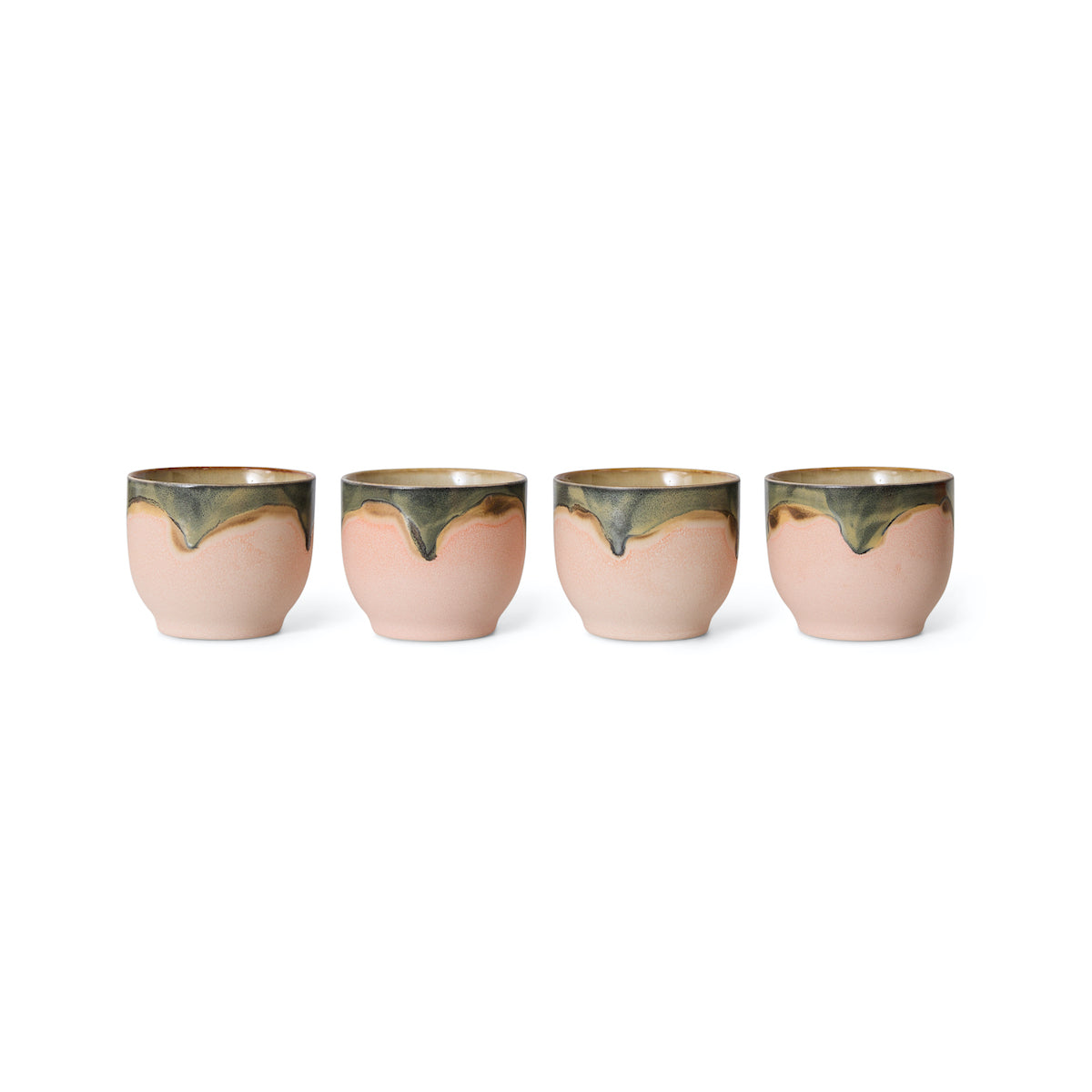 HK Living 70s Ceramics: Café Cup Blossom KST0003