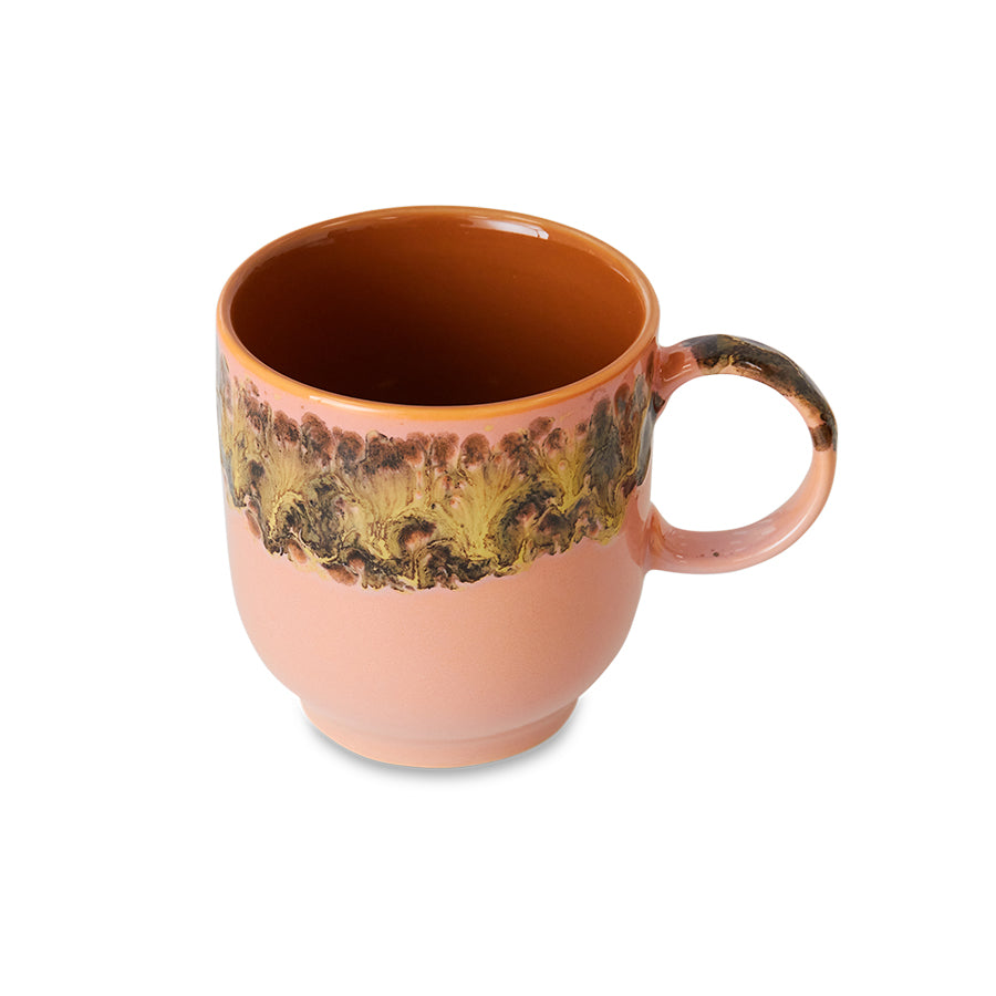 70s Ceramics: Café Mug Lush