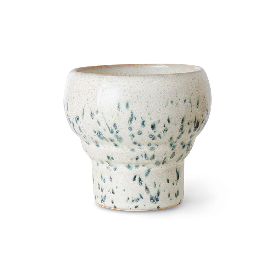 HKLiving 70s Ceramics Lungo Mugs Basalt (set of 2) KST0028