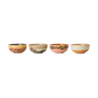 Thumbnail for HKLIVING 70s Ceramics XS Bowls - Marine Set of 4 KST0035