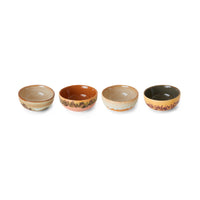 Thumbnail for HKLIVING 70s Ceramics XS Bowls - Marine Set of 4 KST0035