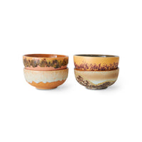 Thumbnail for HKLIVING 70s Ceramics XS Bowls - Marine Set of 4 KST0035