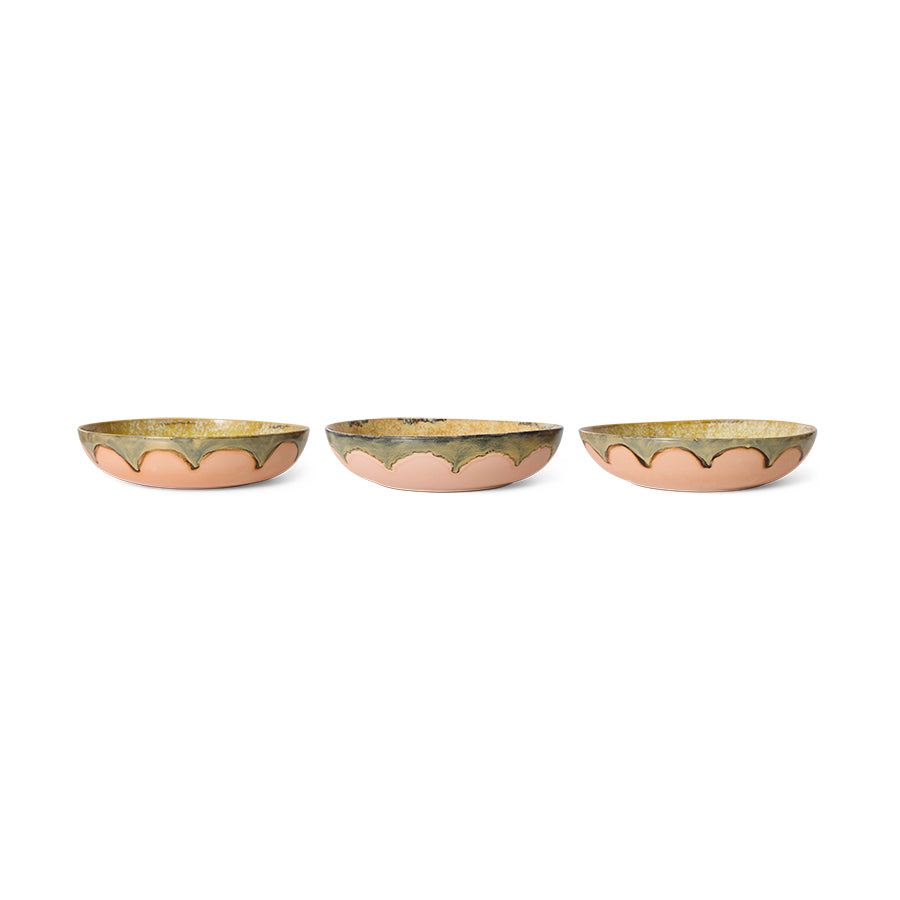 70s Ceramics Salad Bowl Sunflower