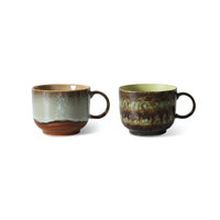 Thumbnail for 70s-ceramics-tea-cups-odyssey-set-of-2