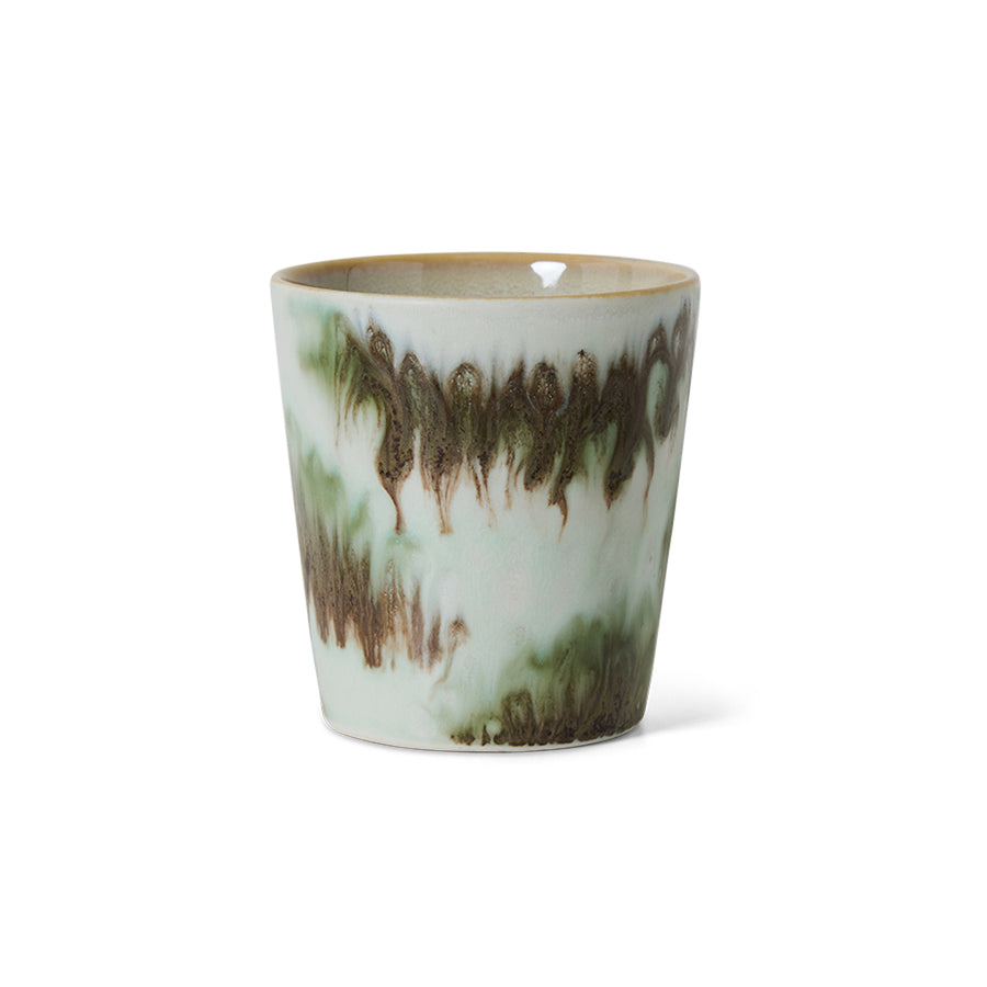 HKLIVING 70s Ceramics: Coffee Mug Tide KST0118