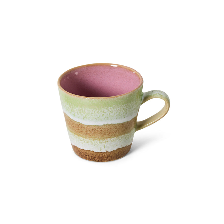HKLIVING 70s Ceramics: Americano Mugs Umber KST0127