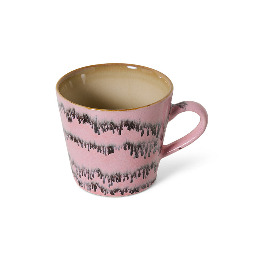 HKLIVING 70s Ceramics: Cappuccino Mug Bubble KST0132