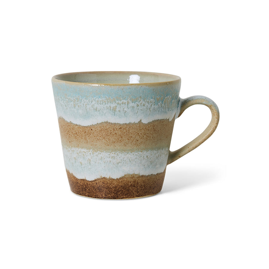
HKLIVING 70s Ceramics: Cappuccino Mug Skyline KST0133