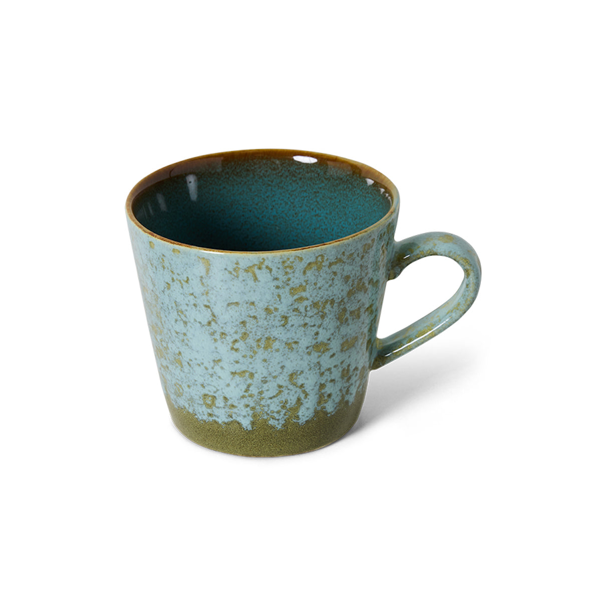 HKLIVING 70s Ceramics: Cappuccino Mug Verdigris KST0134