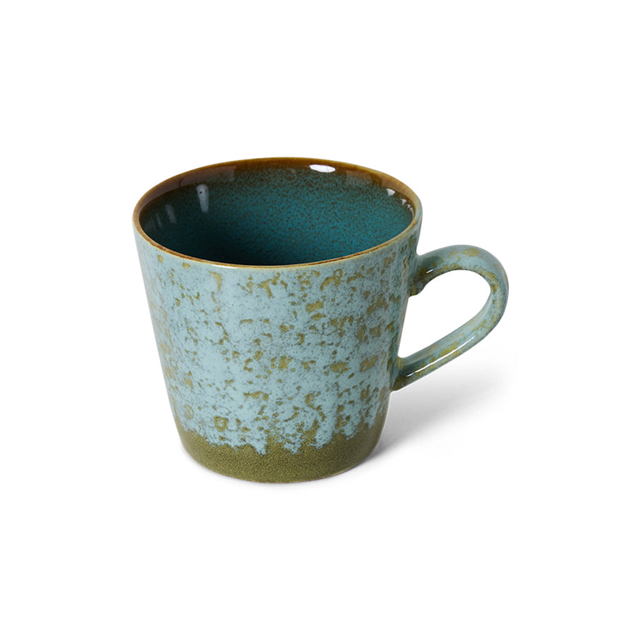 HKLIVING 70s Ceramics: Cappuccino Mug Verdigris KST0134