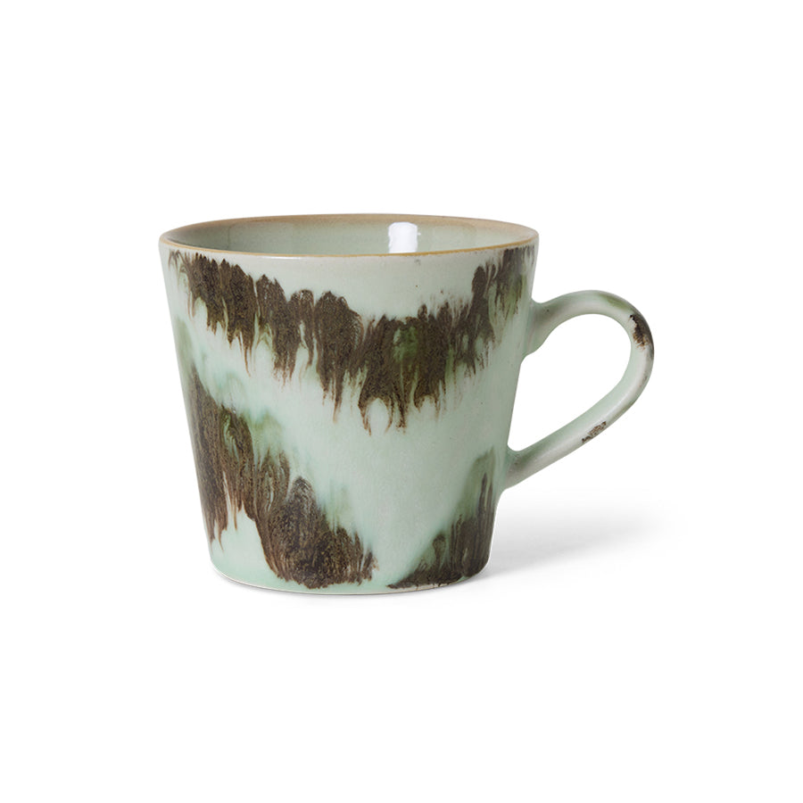 HKLIVING 70s Ceramics: Cappuccino Mug Tide KST0135