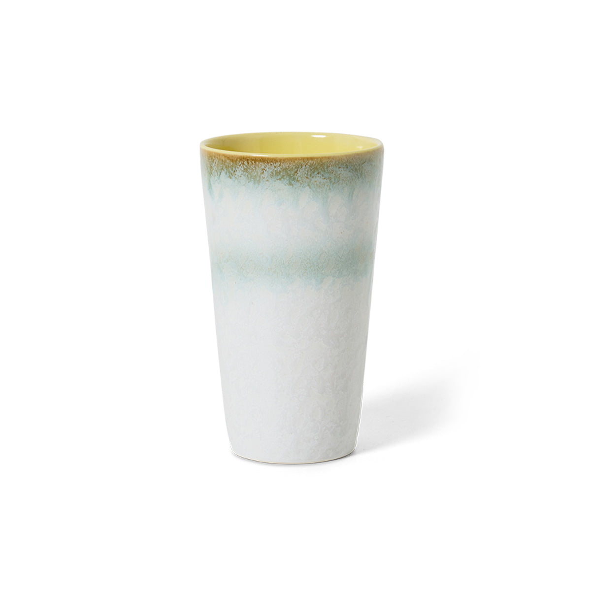 HKLiving Ceramics: Latte Mugs Petal KST0147