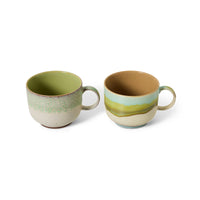 Thumbnail for HKLIVING 70s Ceramics: Tea Cups Neo, set of 2 KST0149