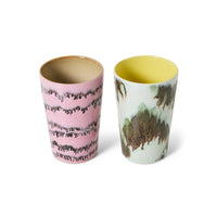 Thumbnail for 
HKLiving 70s Ceramics: Tea Mugs Baroque, Set of 2 KST0152