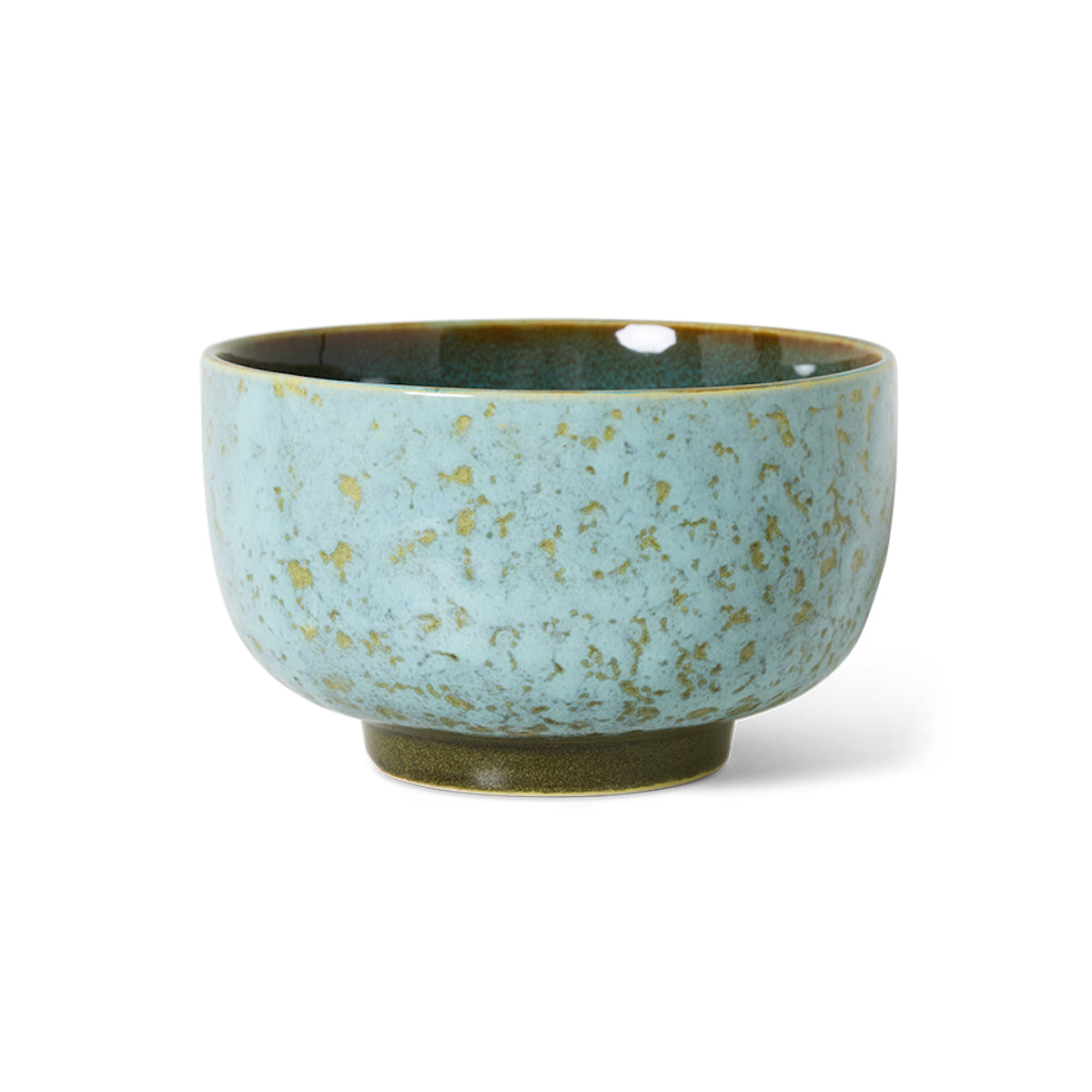 70s Ceramics: Noodle Bowl Verdigris