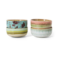 Thumbnail for 
HKLiving 70s Ceramics: Dessert Bowls Impression, Set of 4