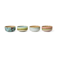 Thumbnail for 
HKLiving 70s Ceramics: Dessert Bowls Impression, Set of 4