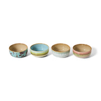 Thumbnail for 
HKLiving 70s Ceramics: Dessert Bowls Impression, Set of 4