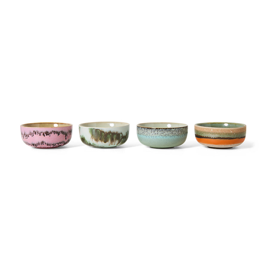 70s Ceramics: Tapas Bowls Renaissance, Set of 4