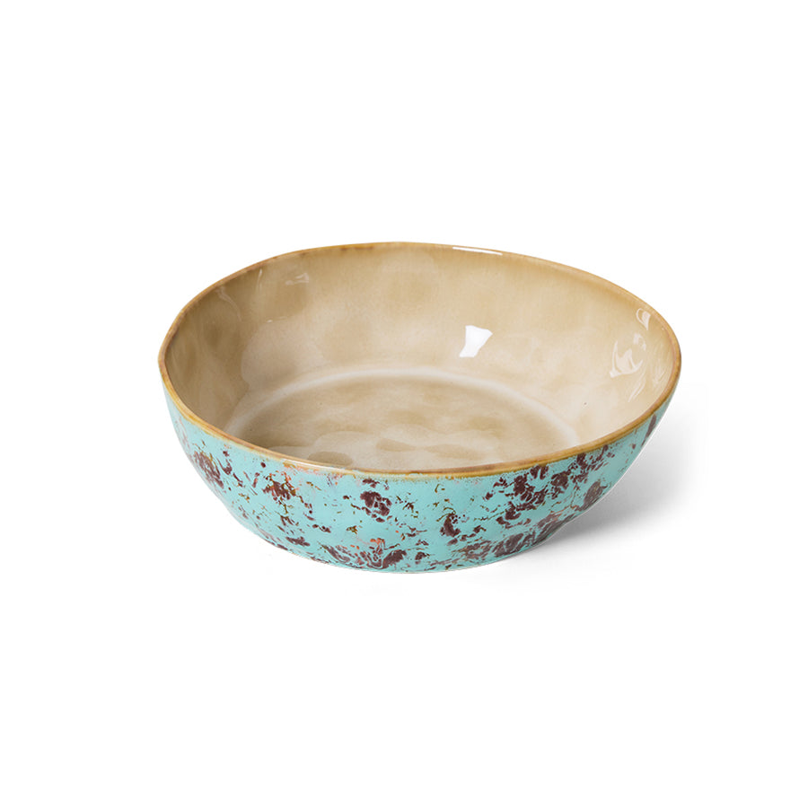HKLiving 70s Ceramics: Pasta Bowls Patina, Set of 2 KST0177