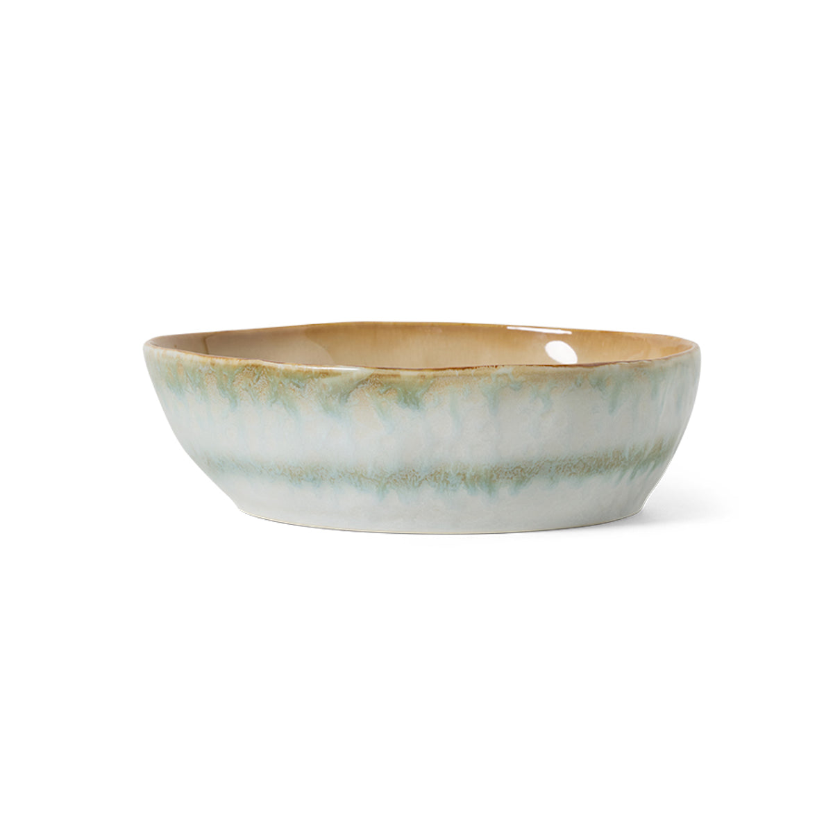 HKLiving 70s Ceramics: Pasta Bowls Petal, set of 2 KST0178