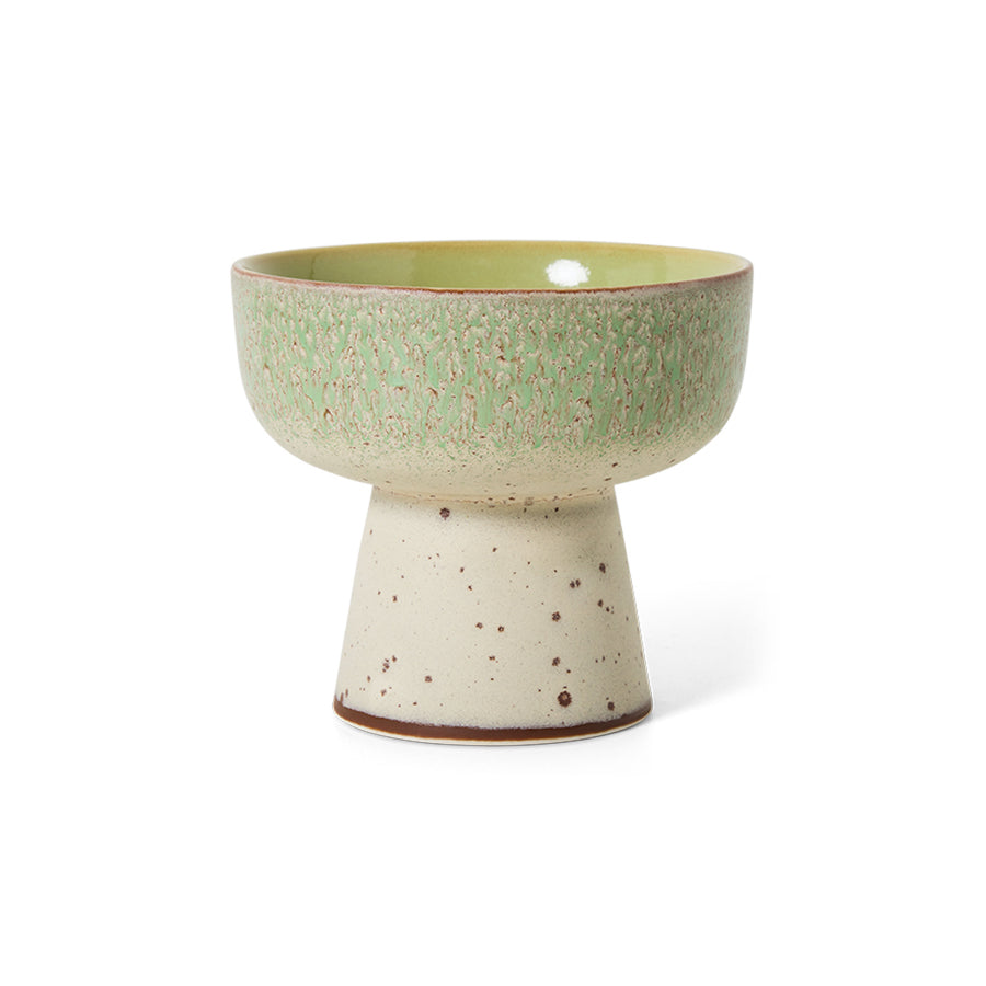 HKLiving 70s Ceramics: Tapas Bowl On Base Slush, L KST0183