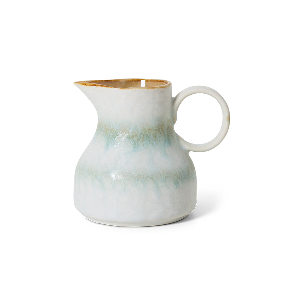 HKLIVING 70s Ceramics: Milk Jug Petal KST0195