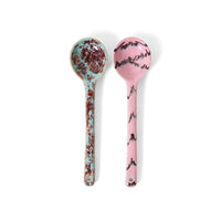 Thumbnail for HKLiving 70s Ceramics: Serving Spoons Sprinkle, Set of 2 KST0204