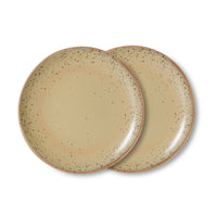 Thumbnail for 70's Ceramics Side Plate Grit, Set of 2