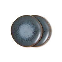 Thumbnail for HKLIVING 70's Ceramics Dessert Plate Mineral Set of 2
