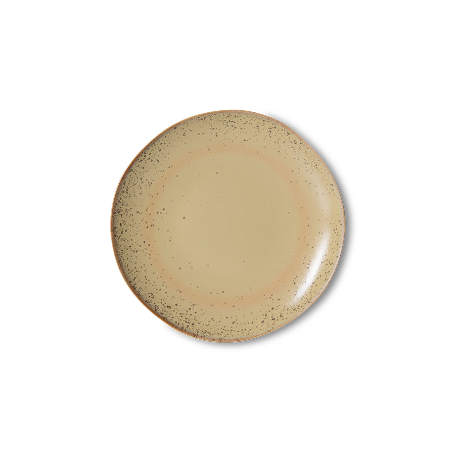 Pre-order 70's Ceramics Dessert Plate Grit, Set of 2