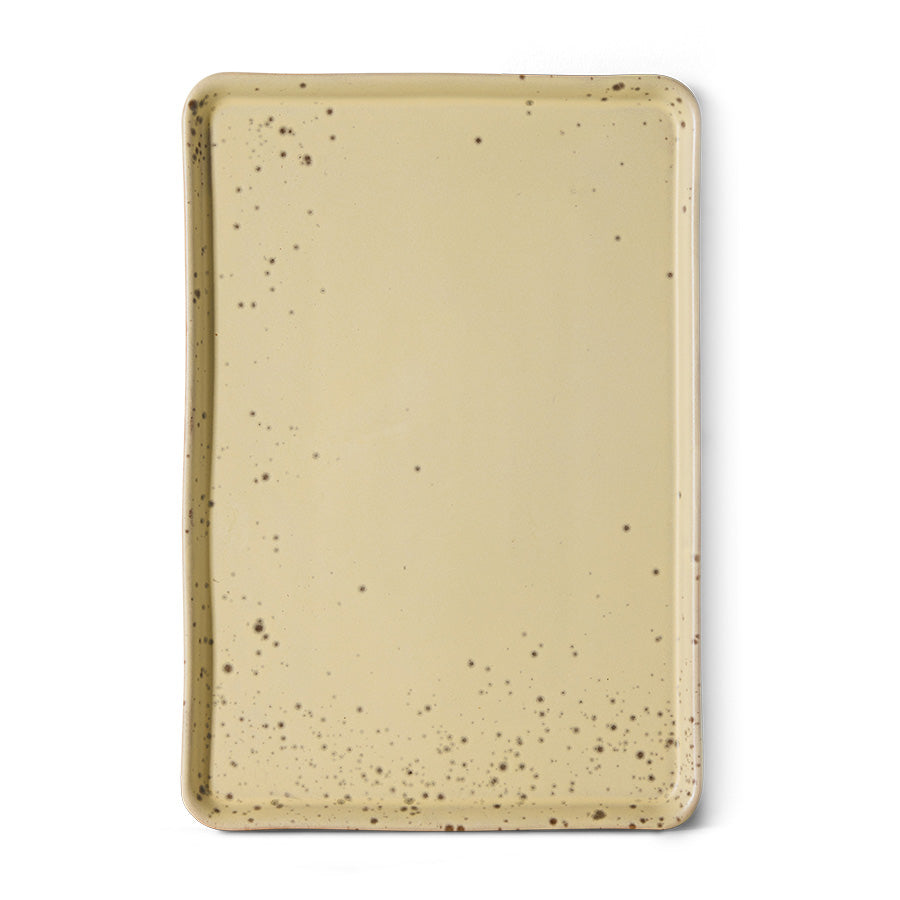 70s Ceramics: Large Tray Grit