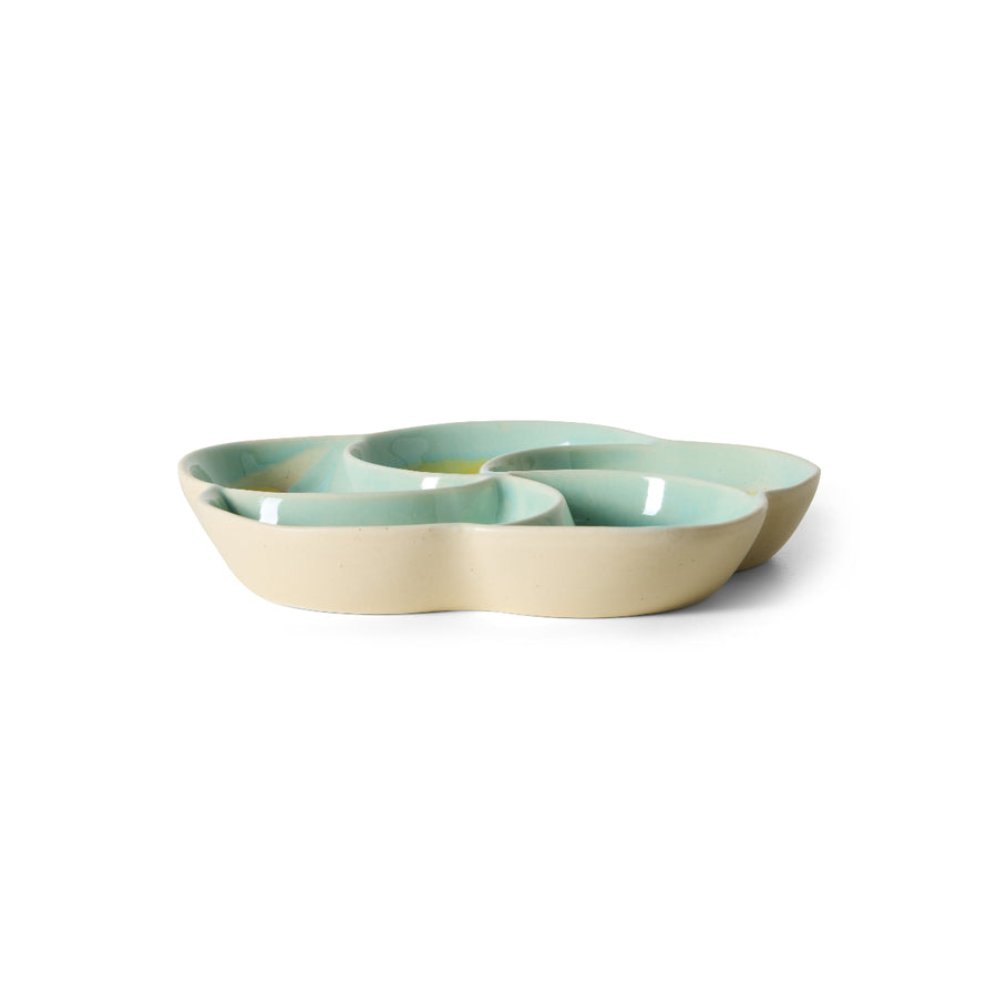 70s Ceramics: Snack Tray Glint