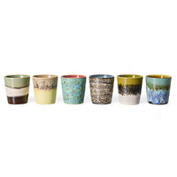 Thumbnail for Pre-order 70s Ceramics: Coffee Mugs Indulgence, Set of 6 NOVEMBER