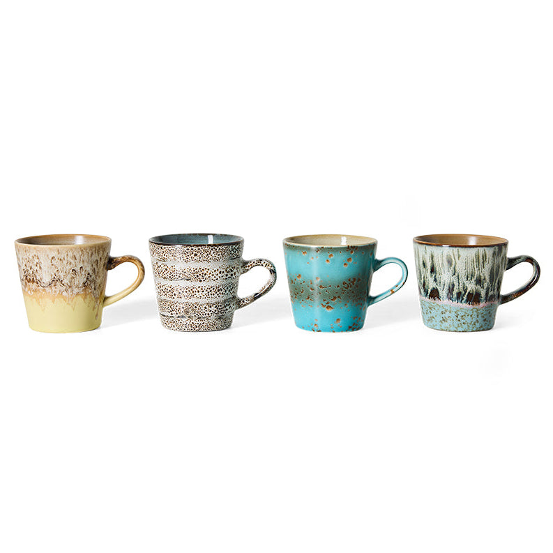 Pre-order 70s Ceramics: Americano Mugs Lavish, Set of 4