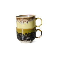 Thumbnail for Pre-order 70s Ceramics: Tea Cups Cravings, Set of 2