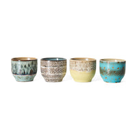 Thumbnail for Pre-order 70s Ceramics: Café Cups Abundance, Set of 4