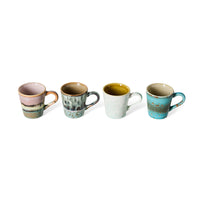 Thumbnail for Pre-order 70s Ceramics: Espresso Mugs Softness, Set of 4