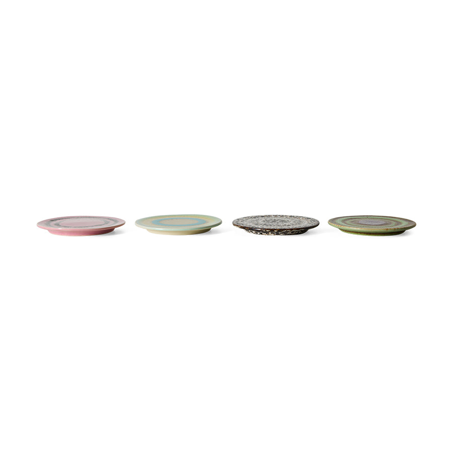 Pre -order 70s Ceramics: Coasters Final Touch, Set of 4