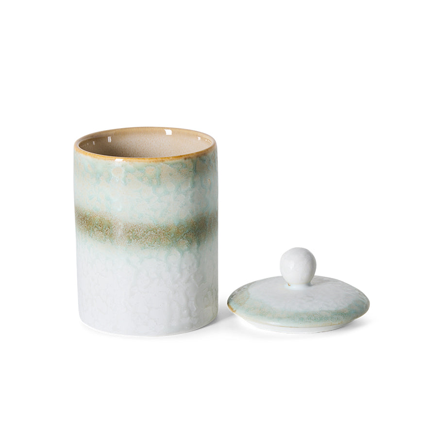 Pre-order 70s Ceramics: Storage Jar Lotus