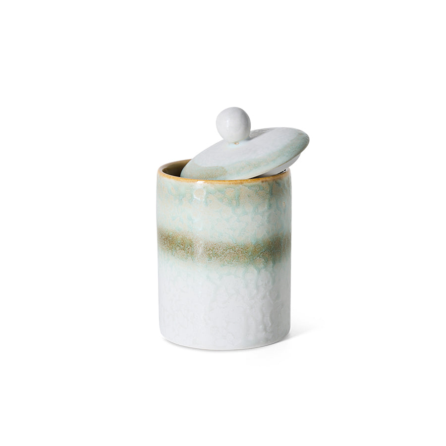 Pre-order 70s Ceramics: Storage Jar Lotus