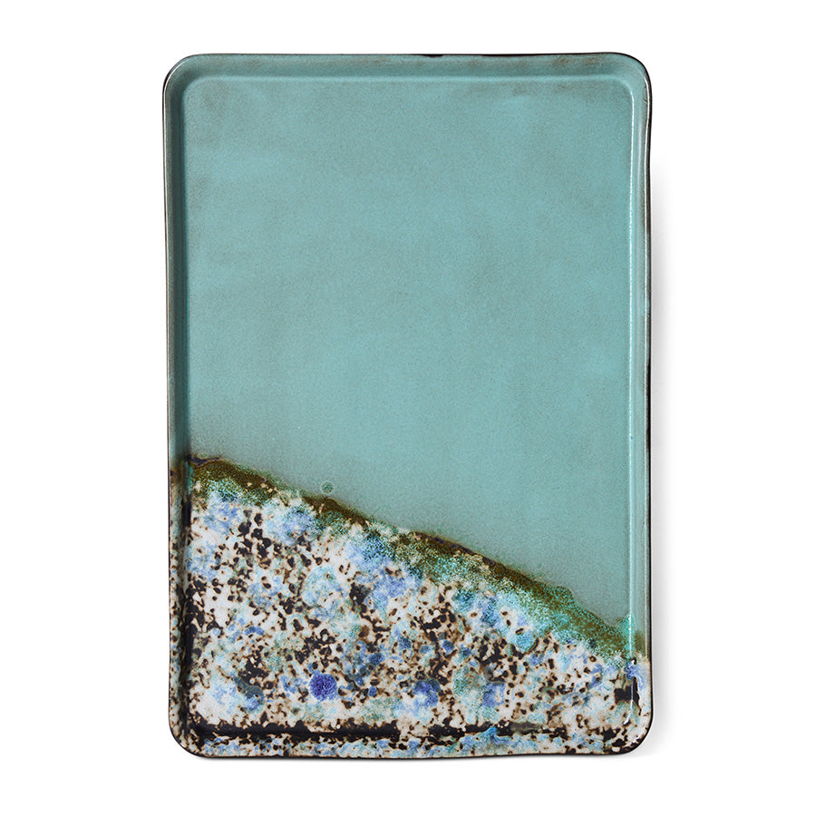Pre-order 70s Ceramics: Large Tray Agave