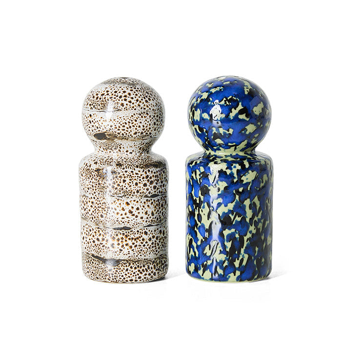 70s Ceramics: Pepper & Salt Jar Grain
