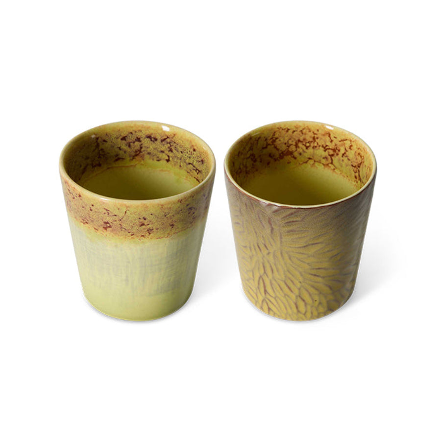 Pre-order 70s Ceramics: Van Gogh Coffee Mugs: Sunflowers, set of 2