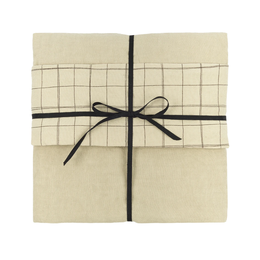 Kid Duvet Cover L1N0 In Washed French Linen And Organic Cotton